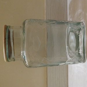 Vintage Large Glass Canister Huge Display Decor